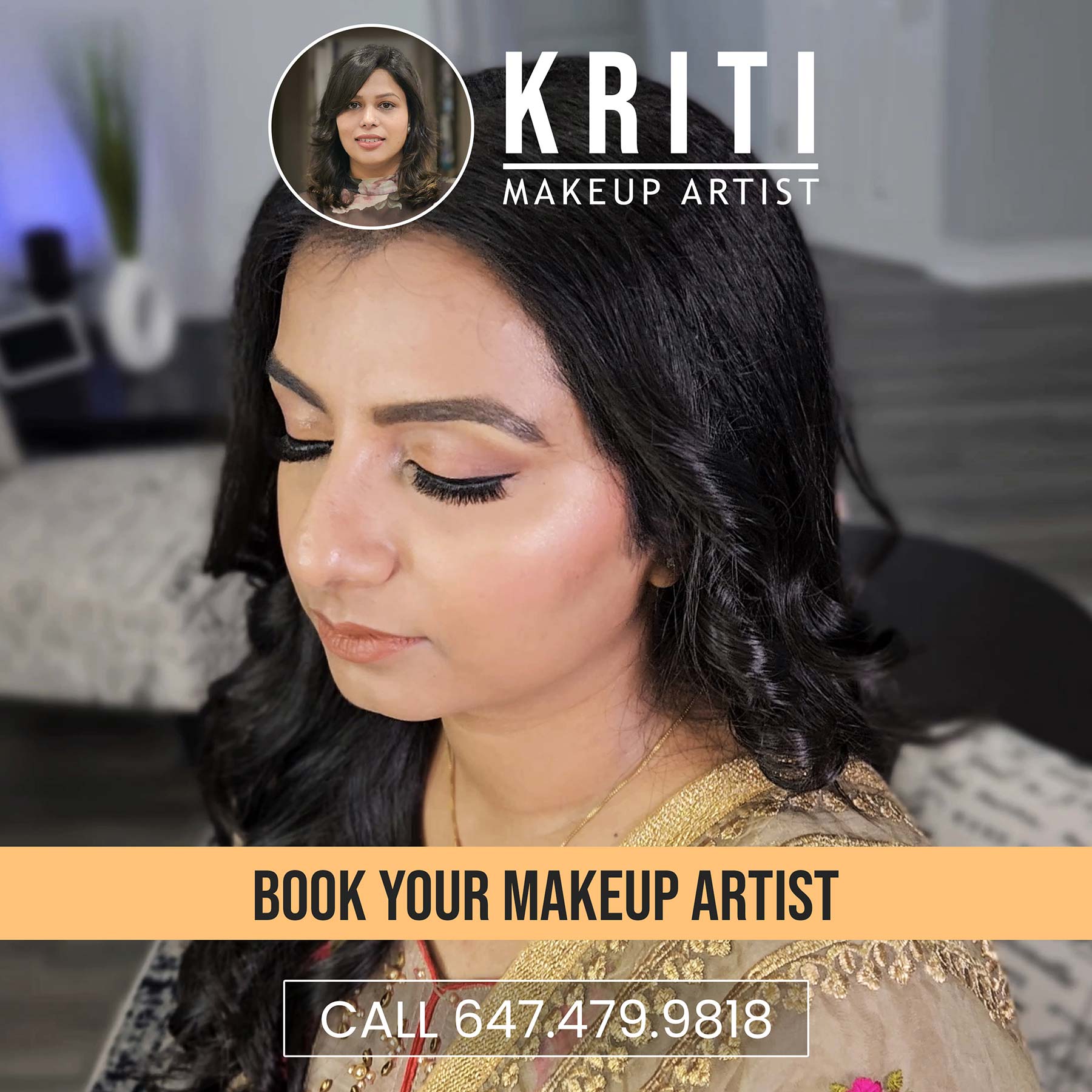 Beautiful Light Natural Makeup Brampton