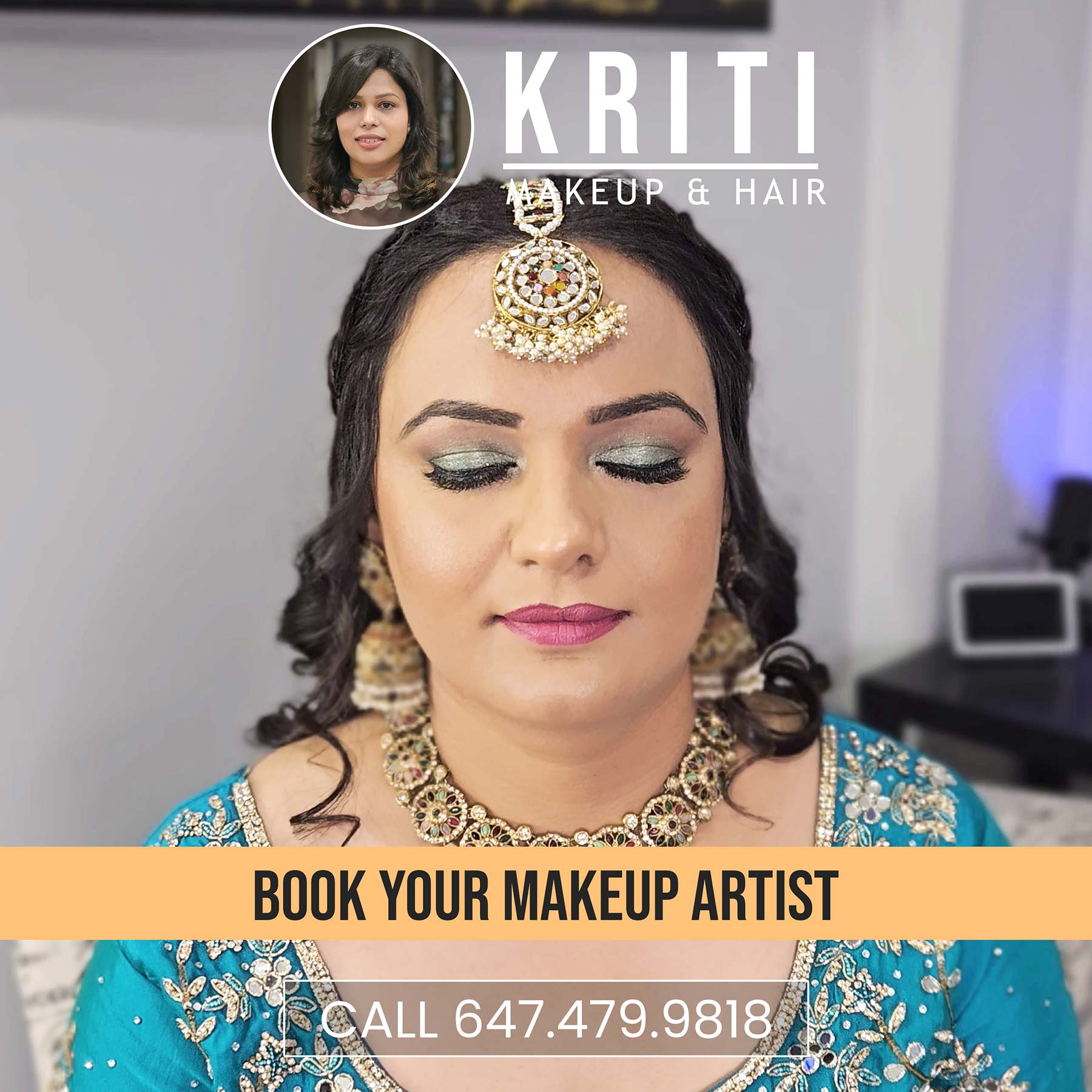 Blue Eye Makeup Brampton Canada