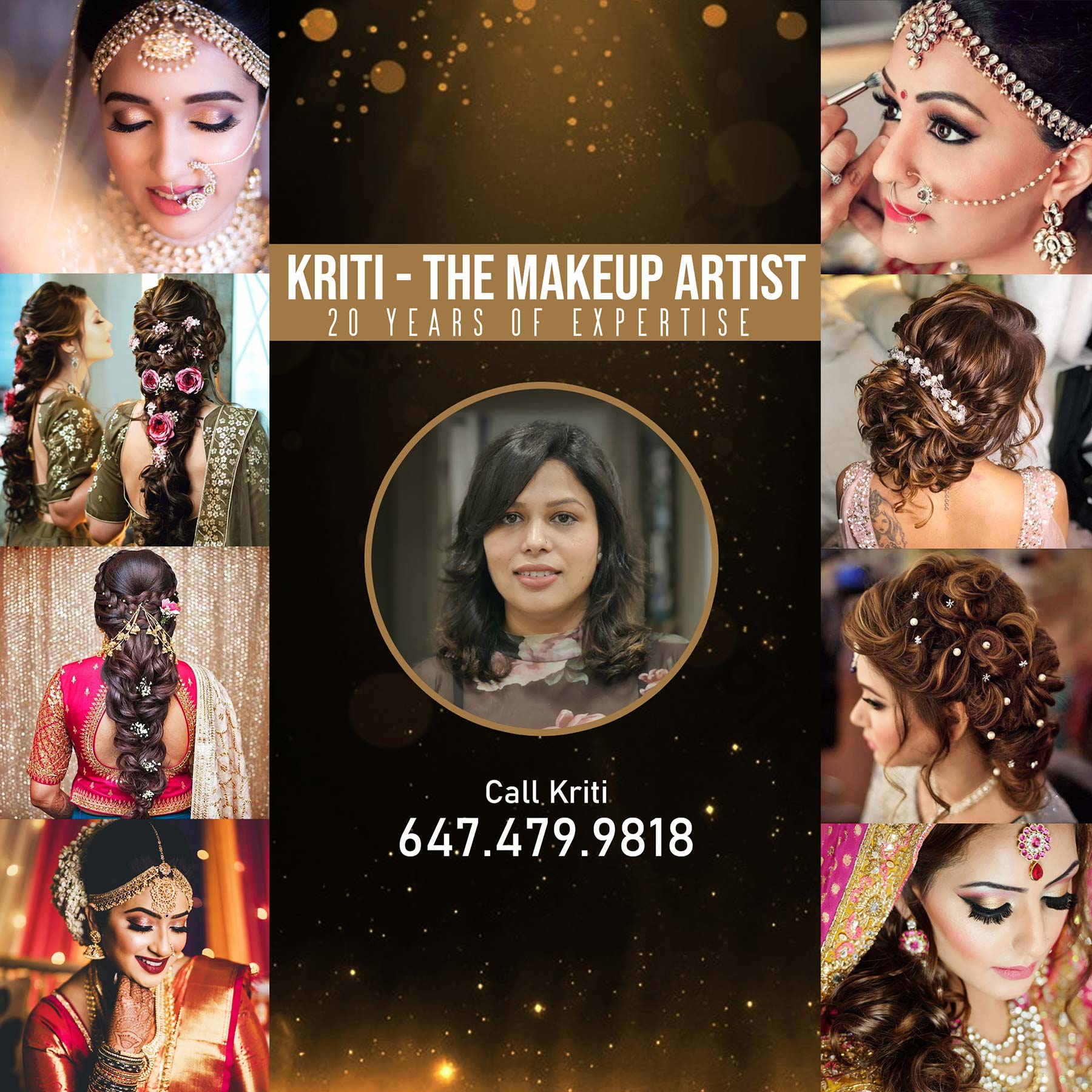 Bridal Makeup Artist Kriti 2025 Toronto Brampton