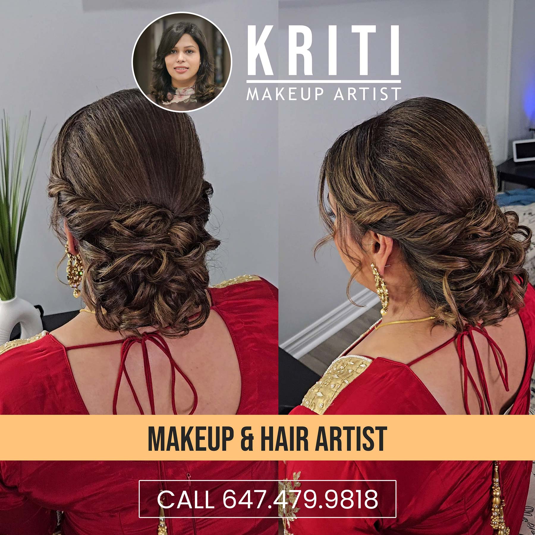 Desi Party Hairstyle Mississauga