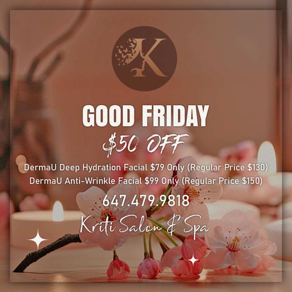 Good Friday Salon Facial Promotional Offer