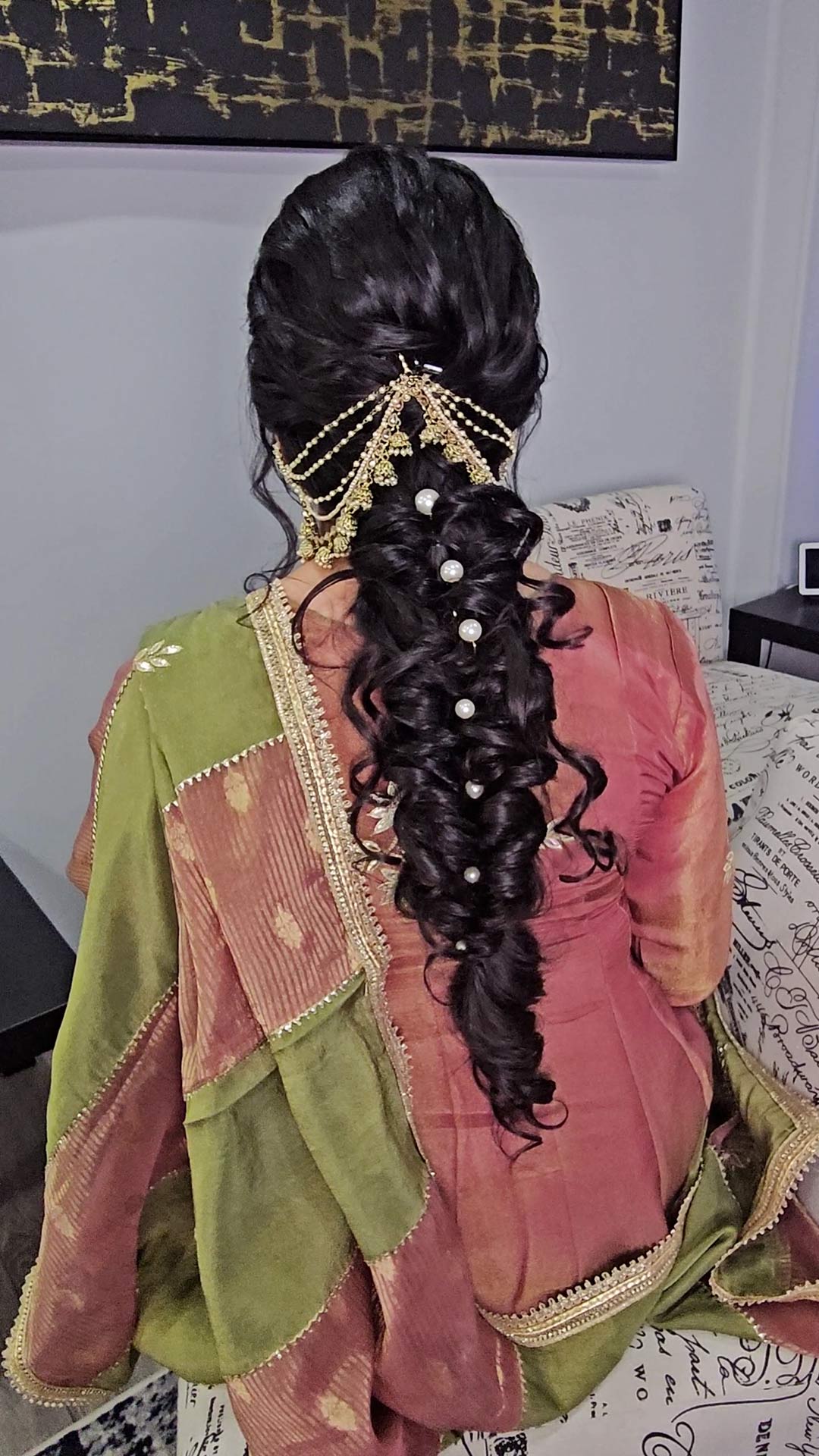 Gorgeous Punjabi Girl Party Hairstyle