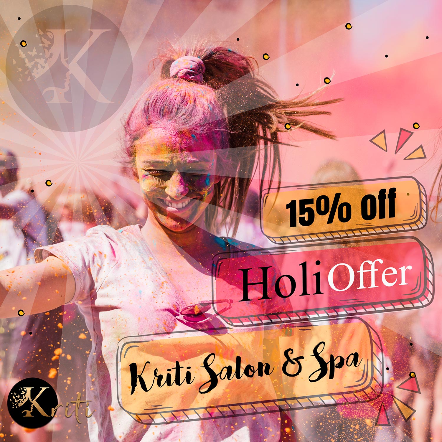 Holi Salon Promotion Offer Brampton