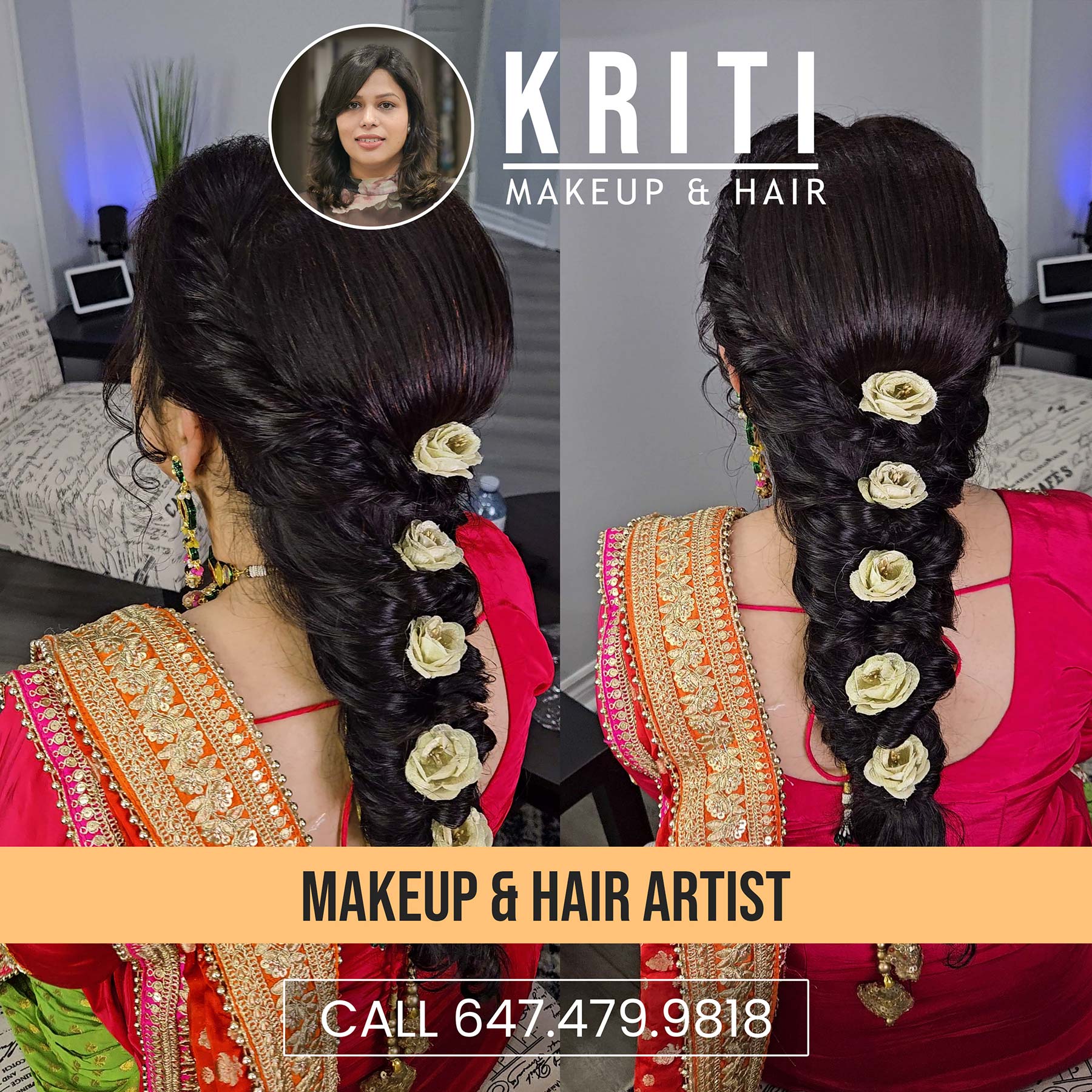 Indian Wedding Event Braids Brampton