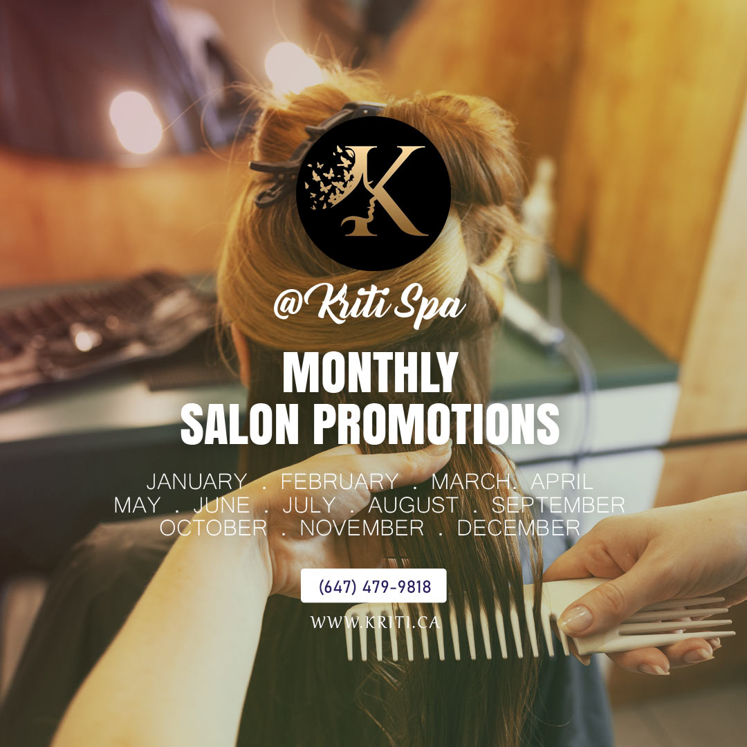 Monthly Salon Spa Promotions Brampton