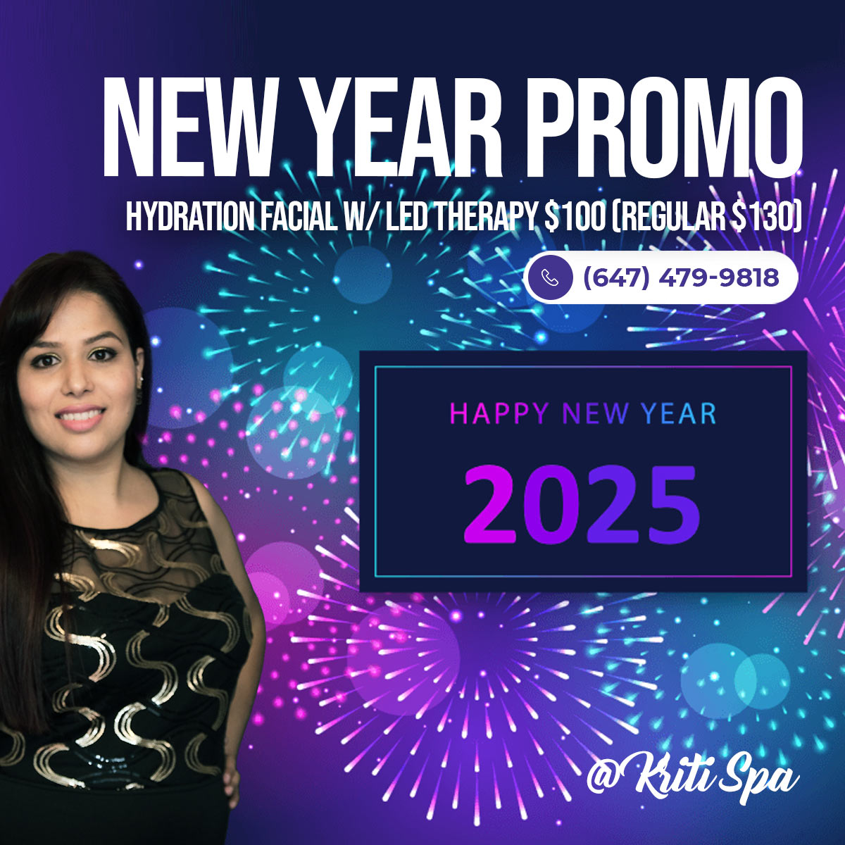 New Year Salon Spa Promotion Brampton