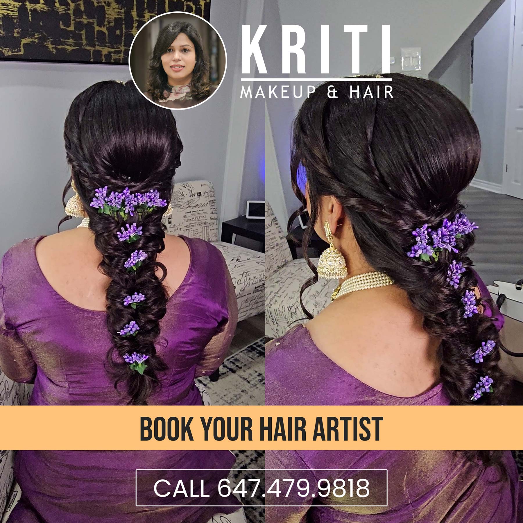 Party Braids Hairstyle Brampton