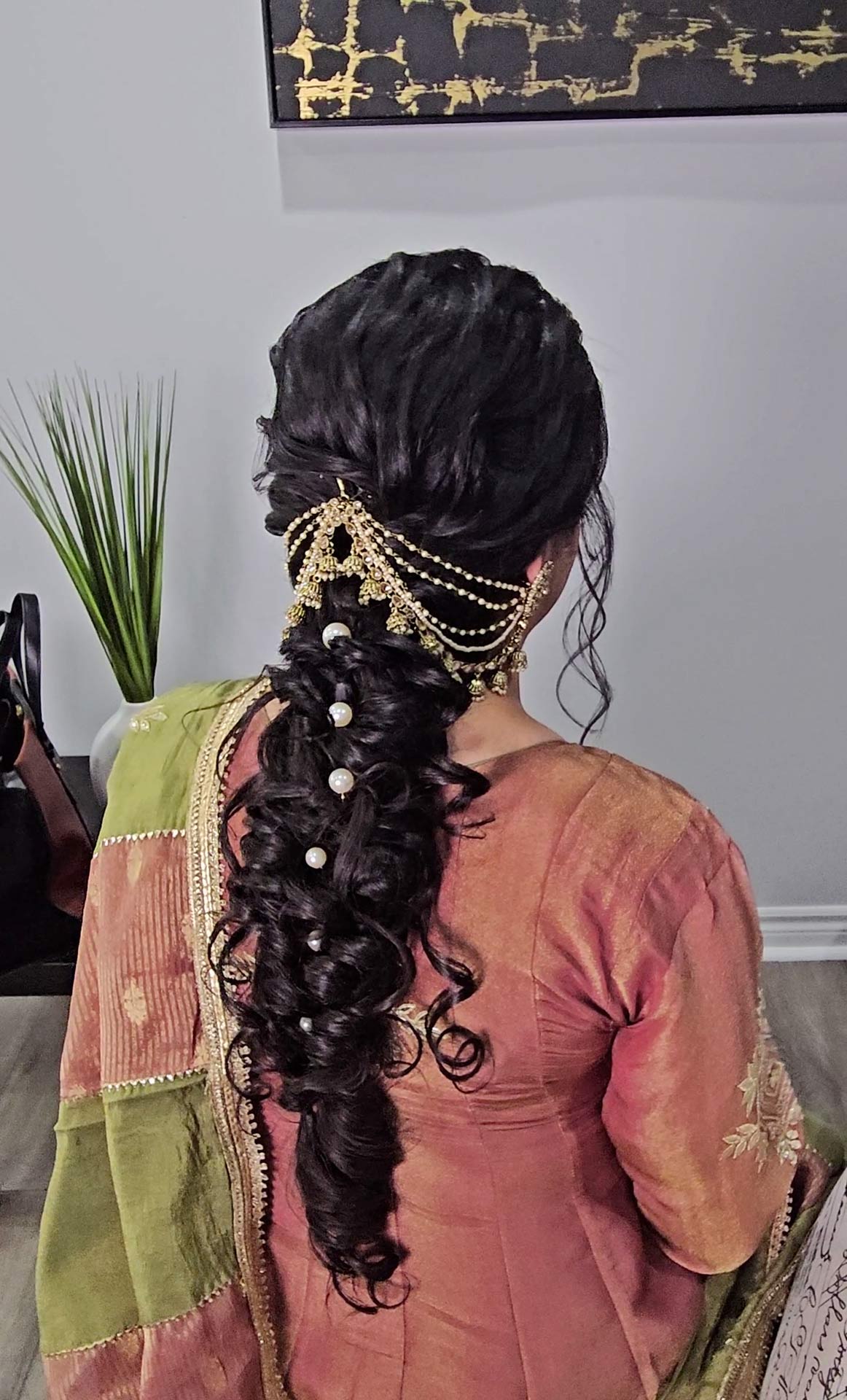 Punjabi Wedding Party Hairstyle Brampton