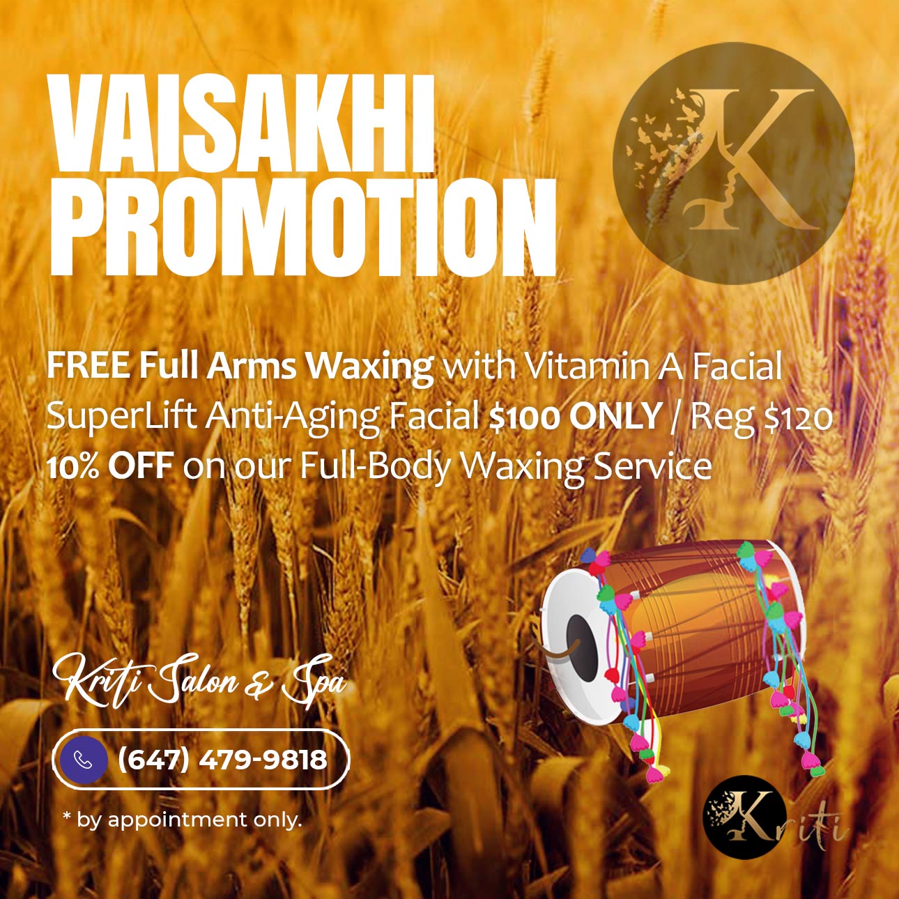 Vaisakhi Salon Promotion Brampton